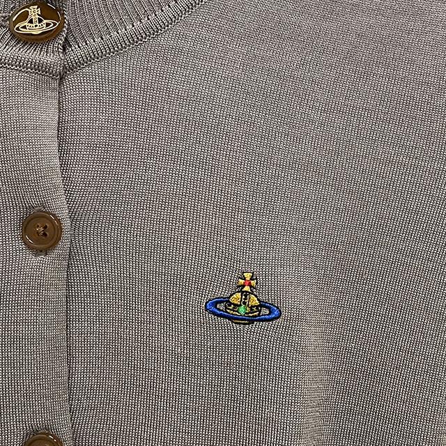 Vivienne Westwood BEA Embroidered Logo Cropped Cardigan 1803002U Y001A C403