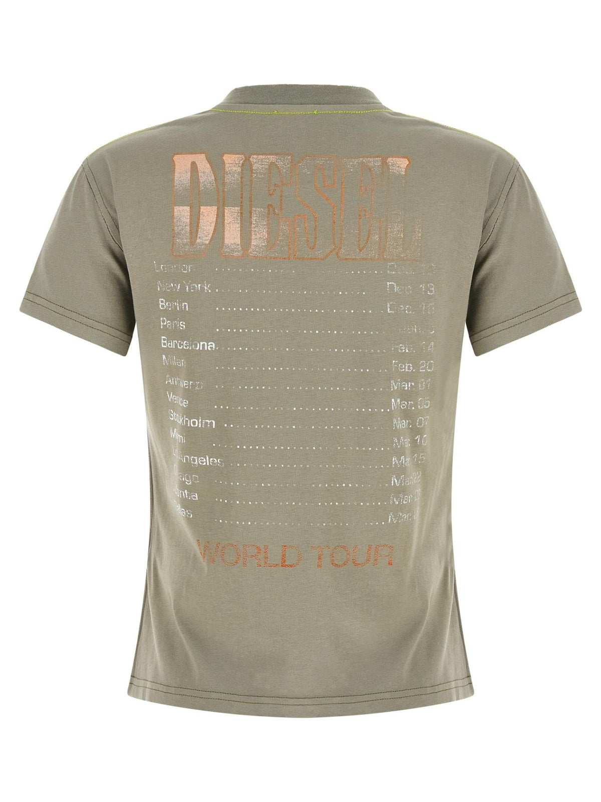 DIESEL Short Sleeve T-Shirt Women’s Black Cotton