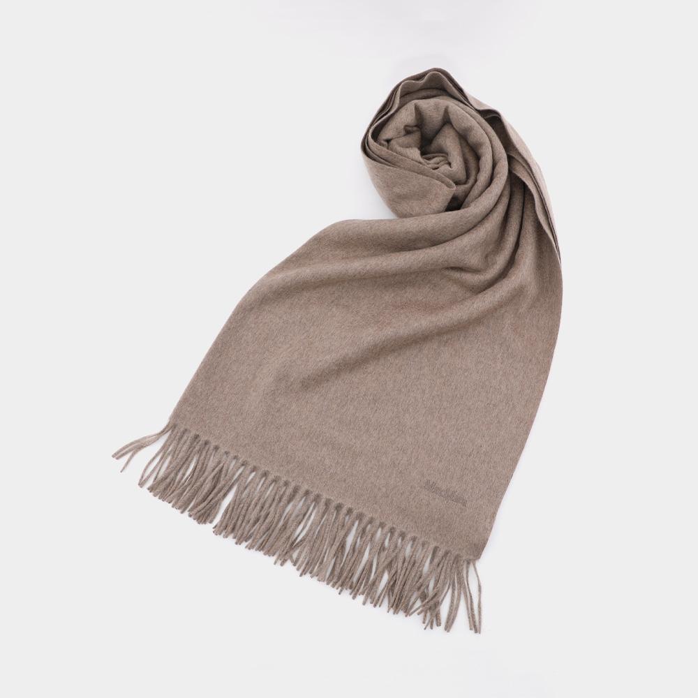 Max Mara Baci Embroidered Logo Cashmere Scarf 252454 6332600 037 BACI