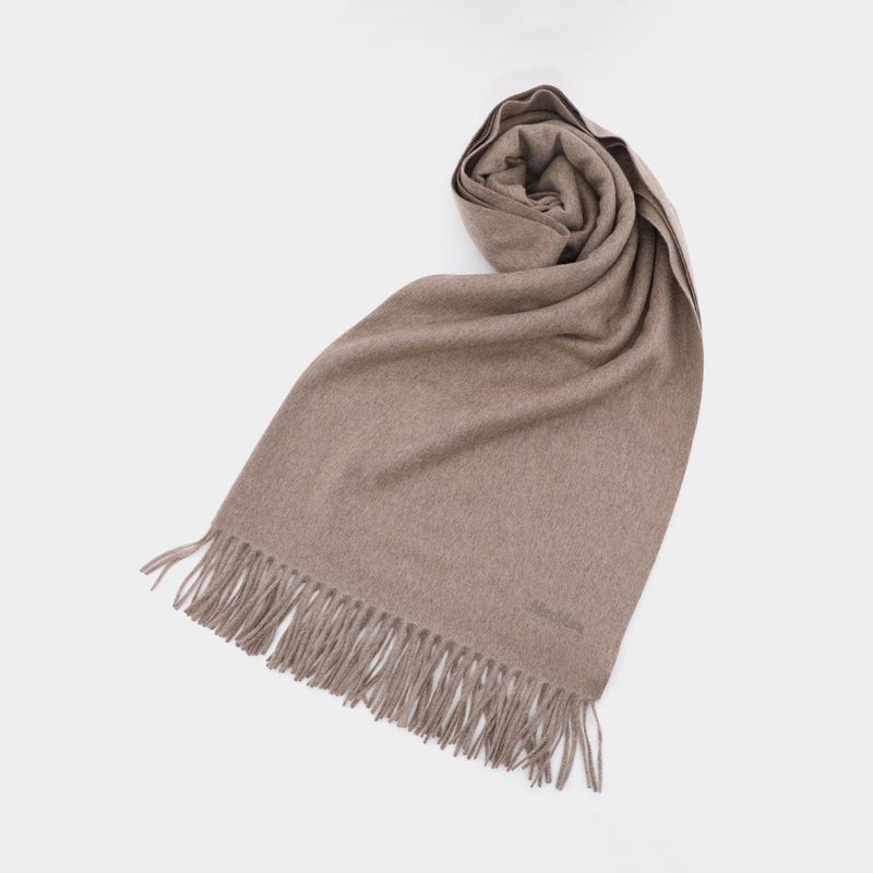 Max Mara Baci Embroidered Logo Cashmere Scarf 252454 6332600 037 BACI