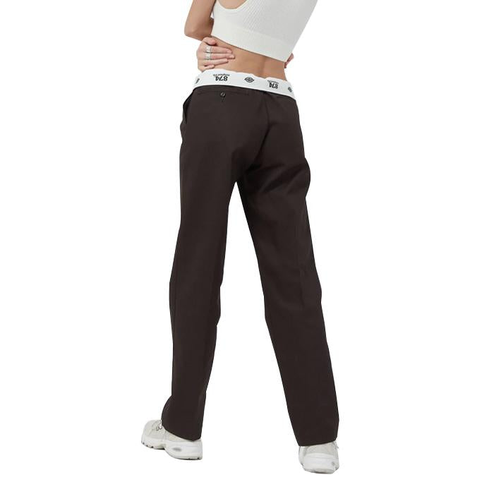 Dickies Dark Brown Twill Work Pants Original Unisex Classic Pants 874 DB