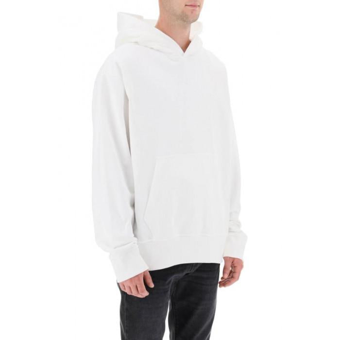 DIESEL Logo Hoodie Dress Gray Mid-Length