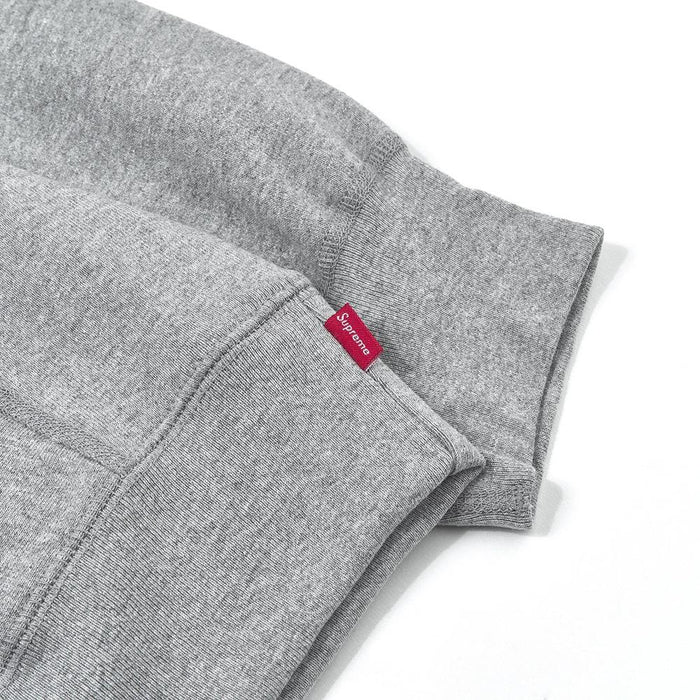 Supreme Box Logo Hoodie Heather Grey Unisex Pullover Sweatshirt