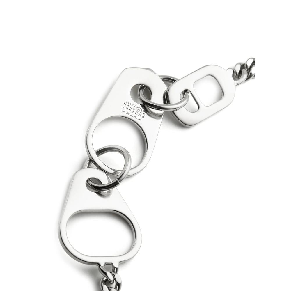Maison Margiela Silver-Tone Chain Bracelet