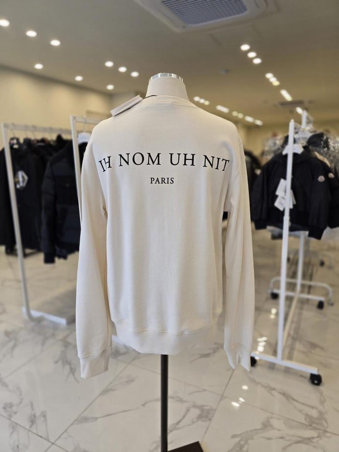 IH NOM UH NIT Achilles Patch Ivory Sweatshirt Men NMW18245 081