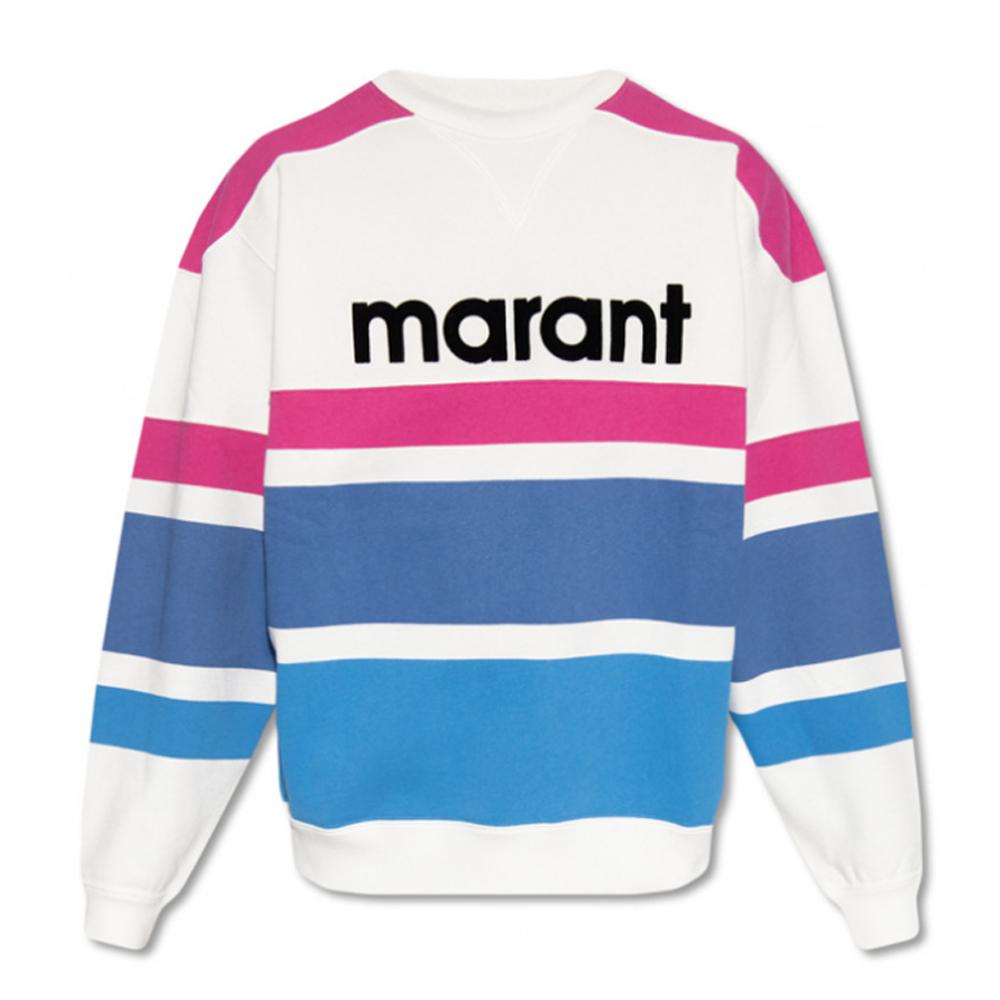 Isabel Marant Fleece-Lined Blue Sweatshirt Men’s