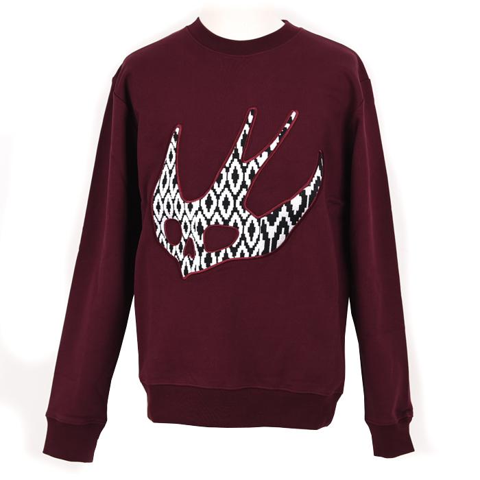 Alexander Mcqueen Swallow Embroidered Sweatshirt for Men