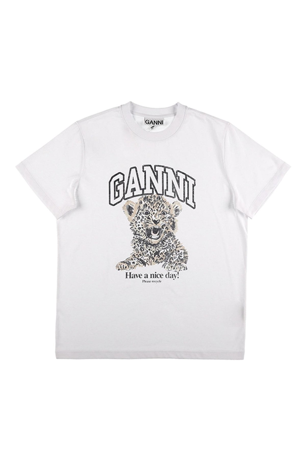GANNI Women’s Short Sleeve T-Shirt T4124 943