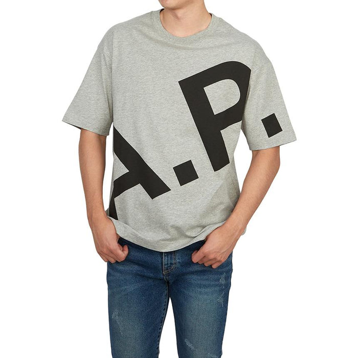 A.P.C. Lysandre Short Sleeve T-Shirt Gray Unisex