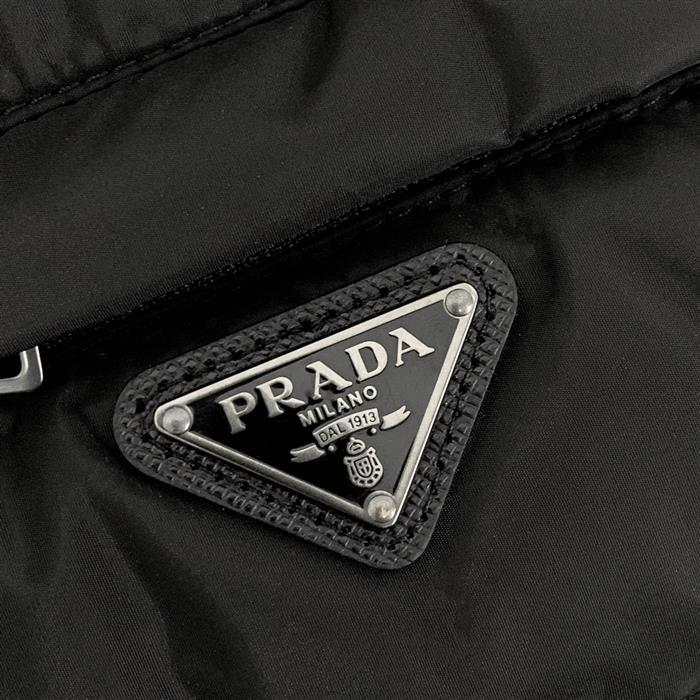 PRADA Triangle Logo Re-Nylon Padded Down Vest