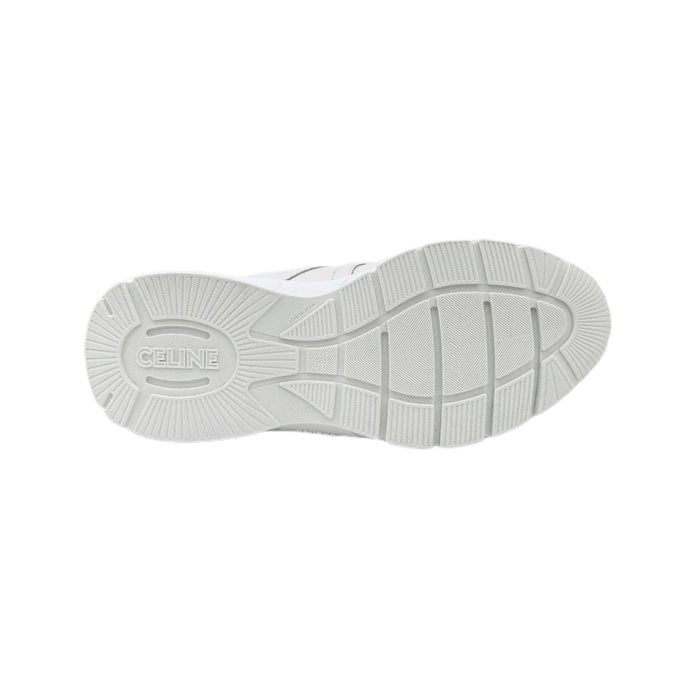 CELINE Runner CR02 Low Lace-Up Men’s Sneakers White Leather