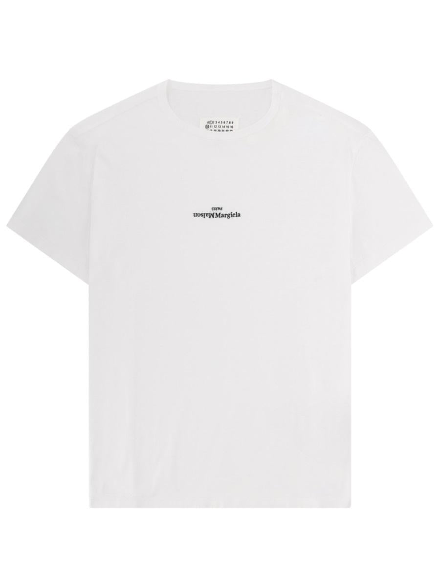 Maison Margiela Black Cotton Short Sleeve T-Shirt