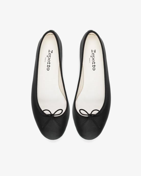 repetto Black Leather Ballet Flats V086VE410V086VE410