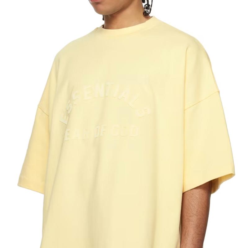 Fear of God Essentials Heavy Jersey T-Shirt Canary