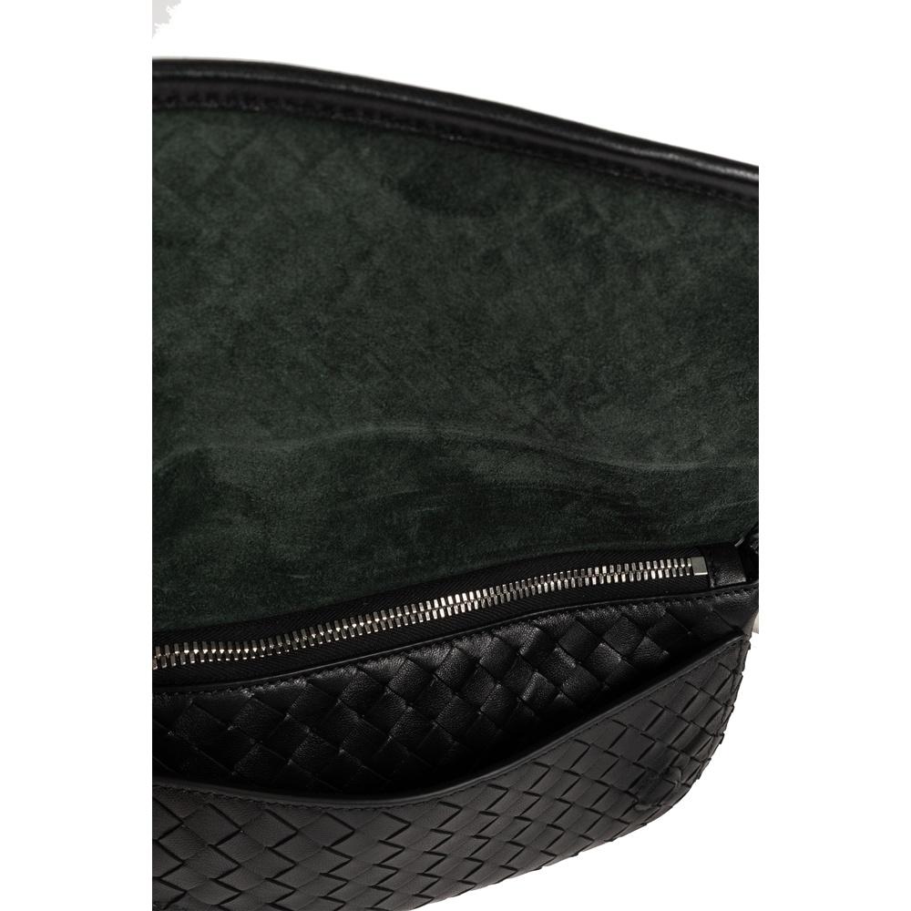 Bottega Veneta Black Leather Belt Bag