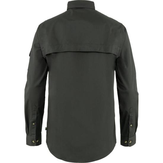 Fjallraven Long Sleeve Shirt for Men 81838030 DARK GREY DOM