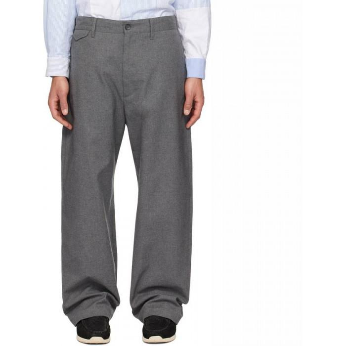Engineered Garments Gray PC Hopsack Officer Pants 24S1F036 OR363 ZT189