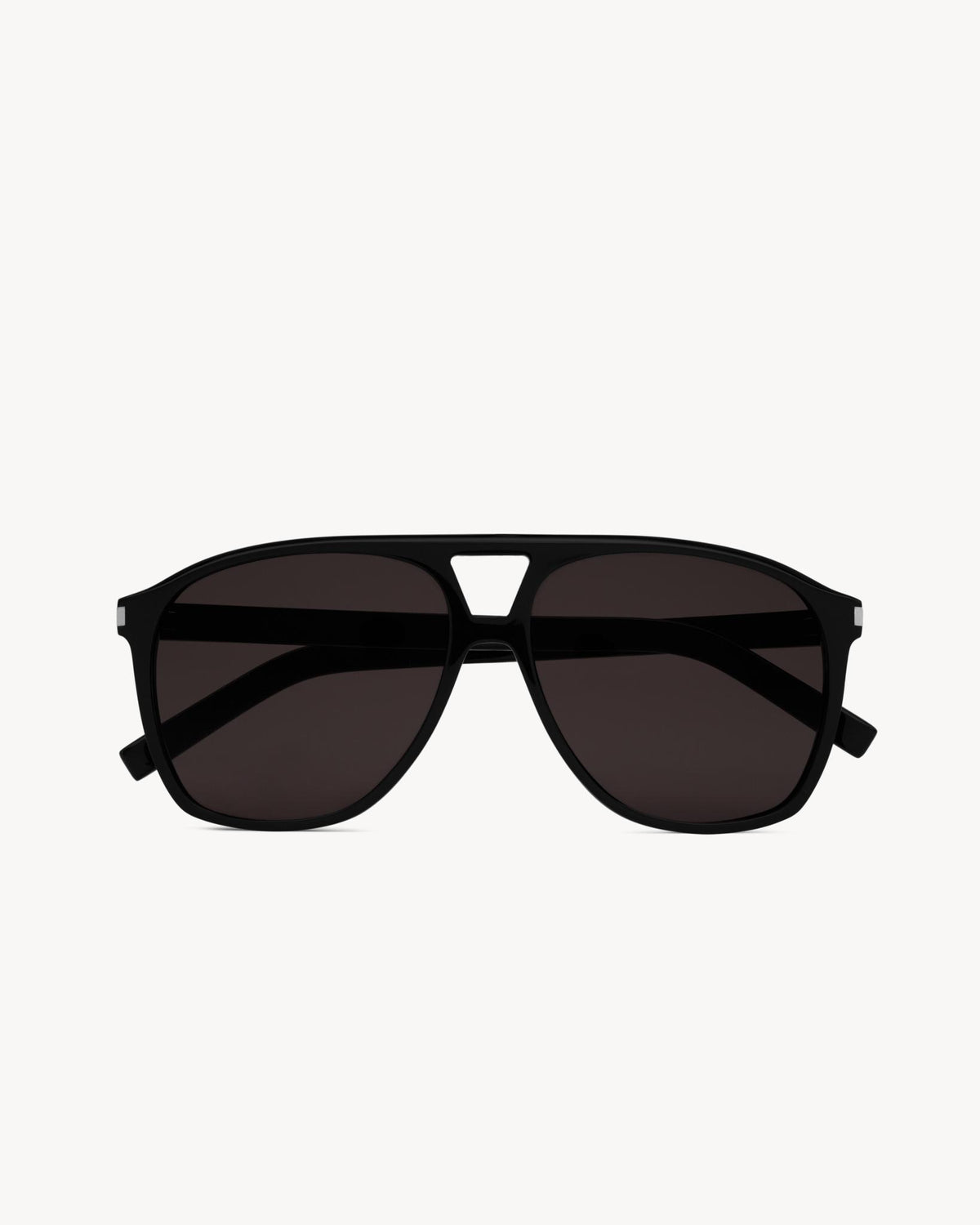 Saint Laurent Black Acetate Square Sunglasses for Men