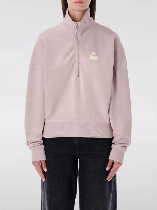 Isabel Marant ROSS Logo Half Zip Sweatshirt LKEC SW0093 FA C3M07E LKEC