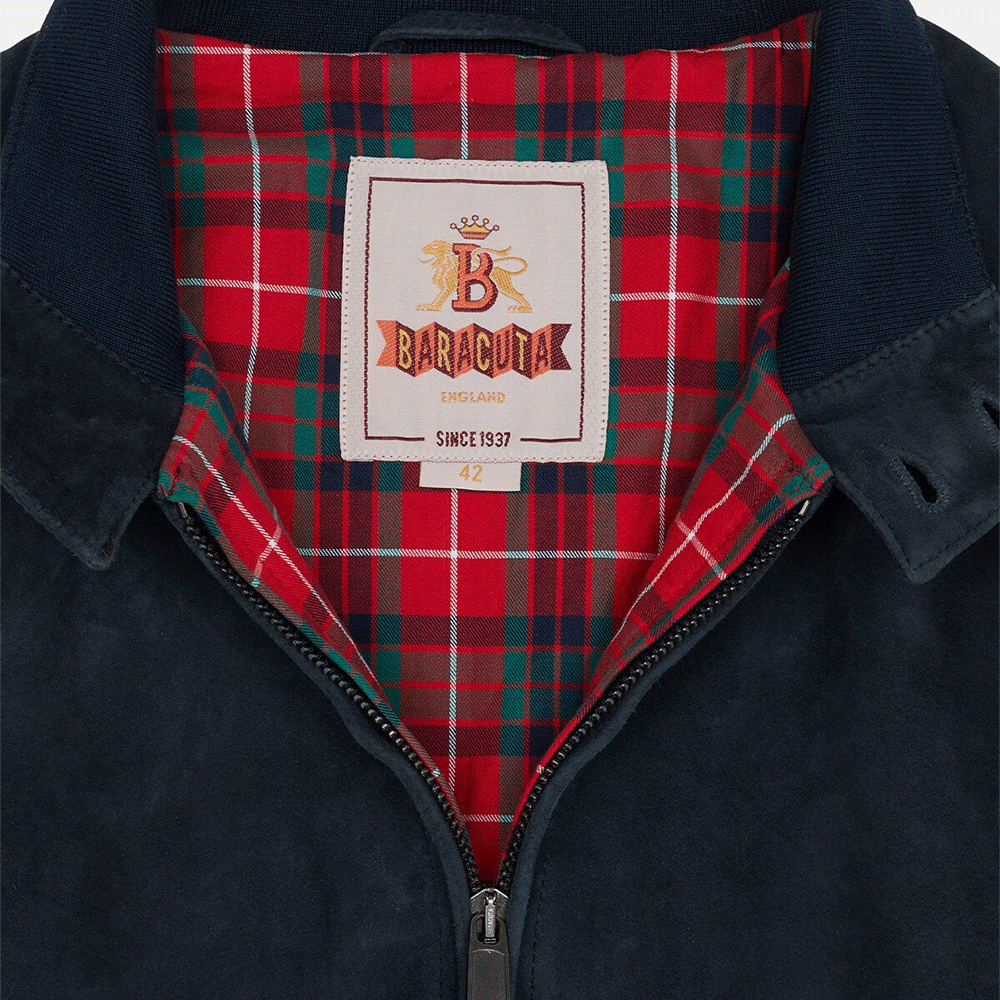 BARACUTA Suede G9 Harrington Jacket BRCPS0939UT2623 309