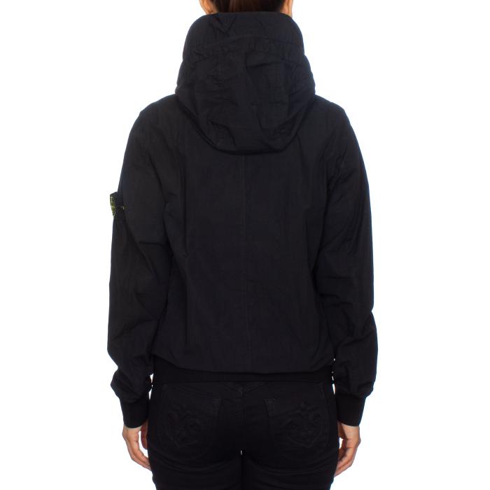 STONE ISLAND Wappen Patch Hooded Jacket Women Black