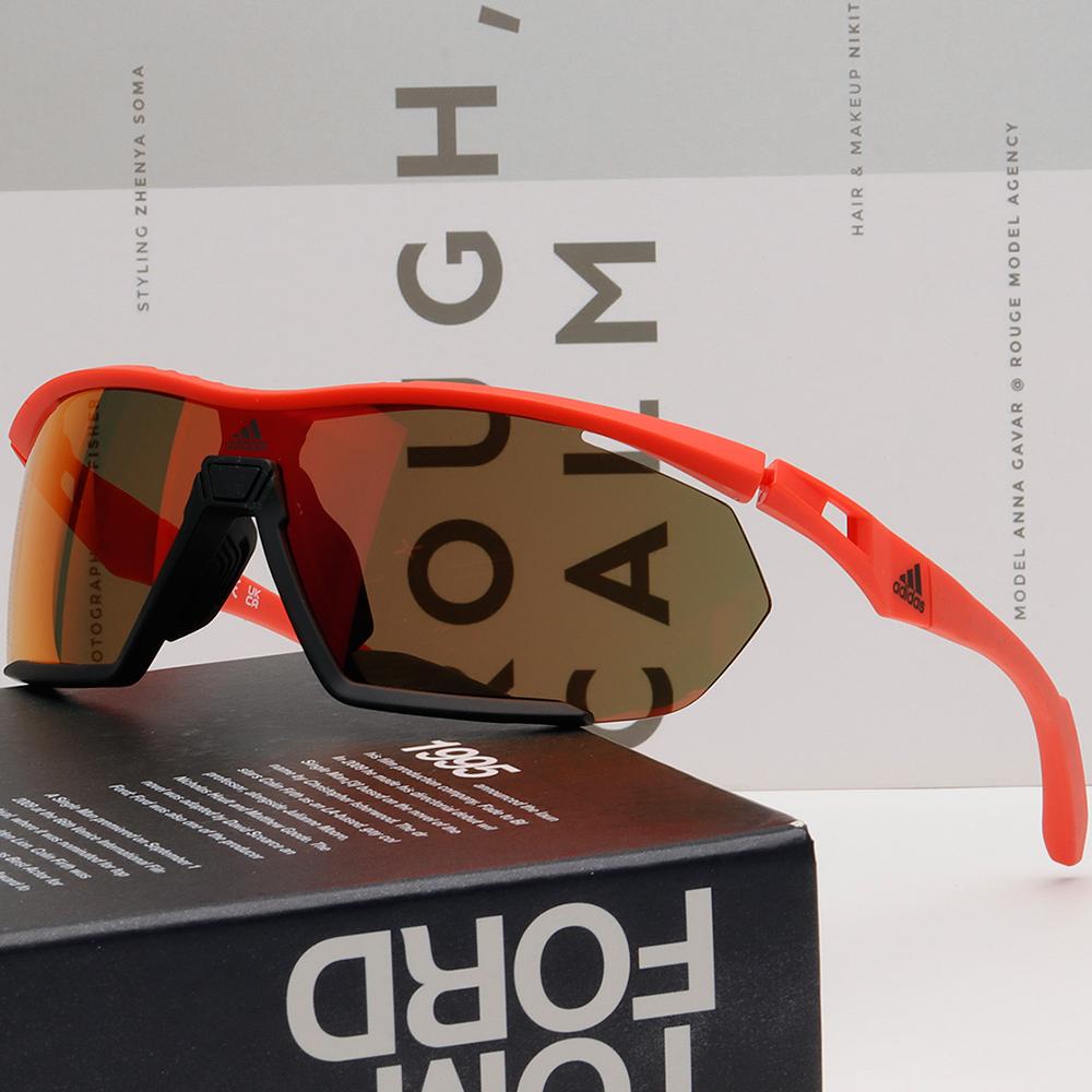 Adidas Red Mirror Sport Sunglasses Unisex Cycling Baseball Hiking Goggles