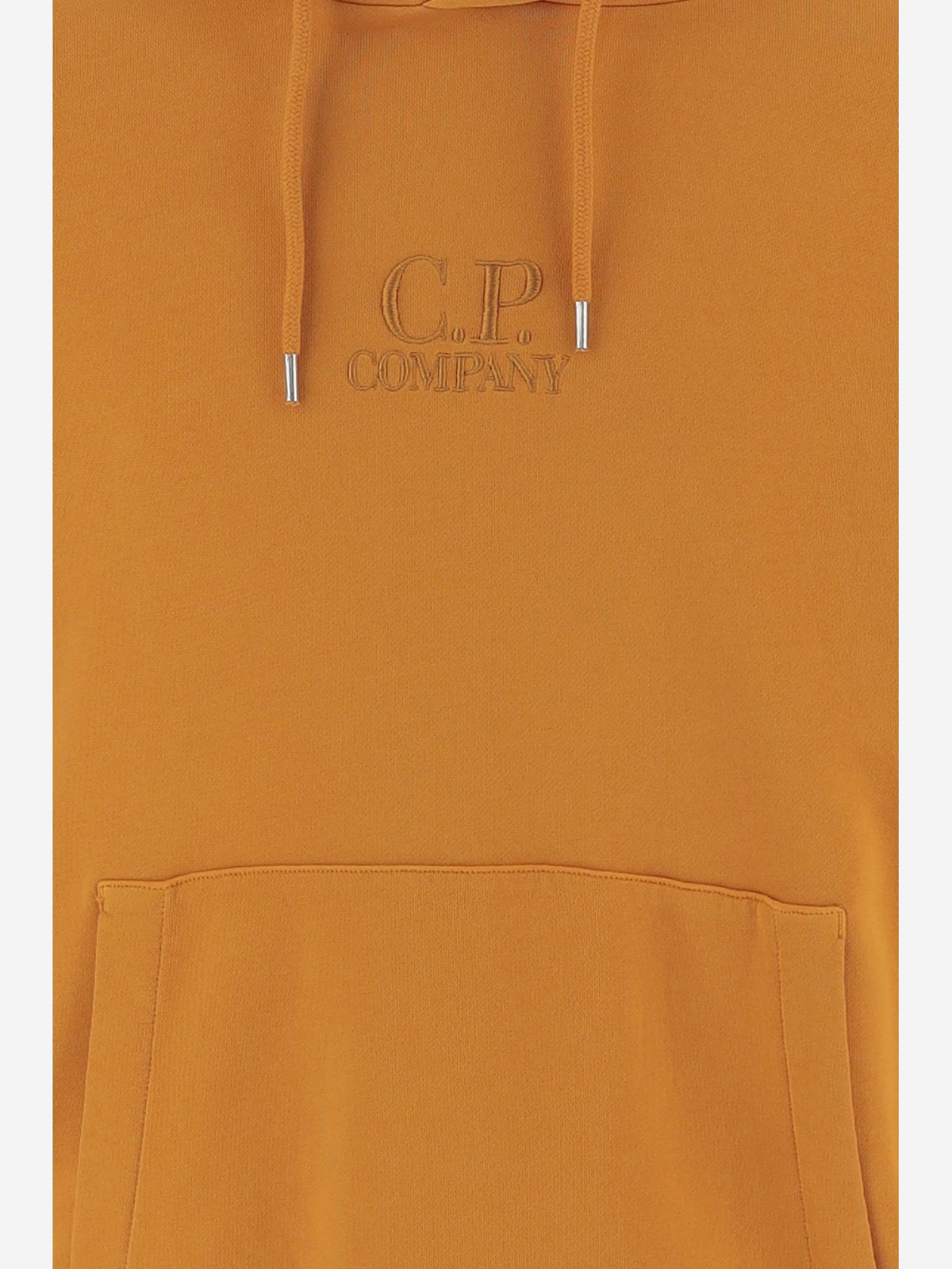 CP Company Cotton Hoodie Green Men's Pullover Hoodie