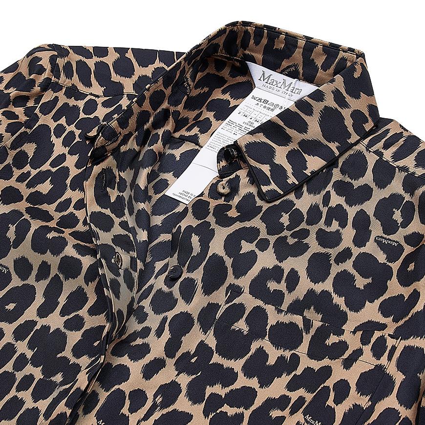 Max Mara ETNA Beige Button-Down Shirt for Women