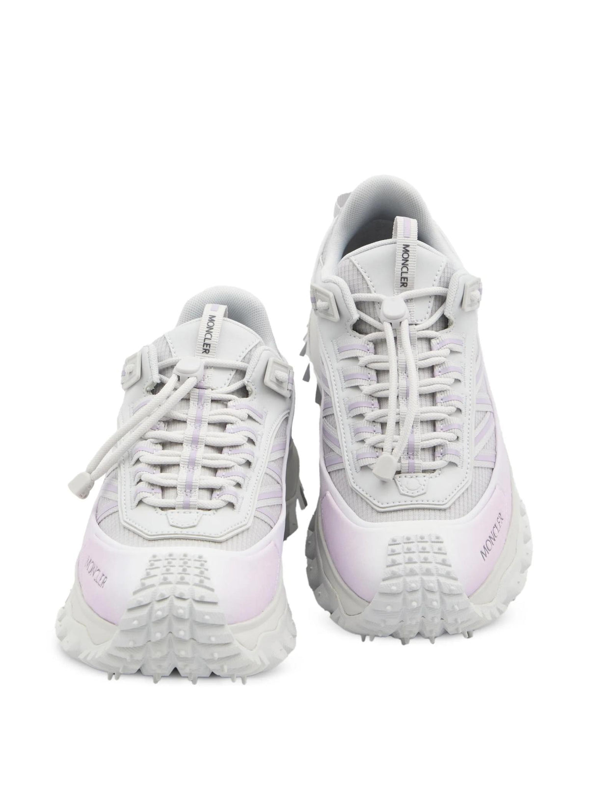Moncler Leather Low-Top Sneakers Women’s White