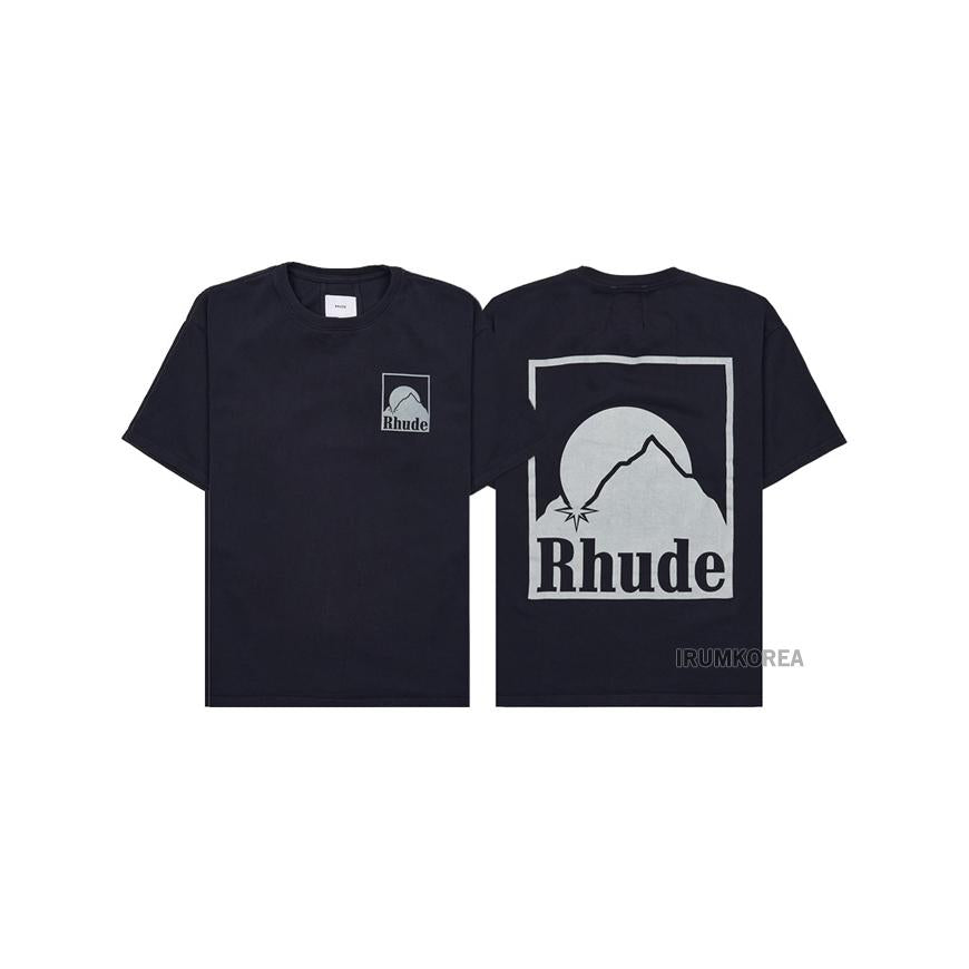 RHUDE Moonlight Badge Graphic T-Shirt for Men RHPS25TT03012 2306