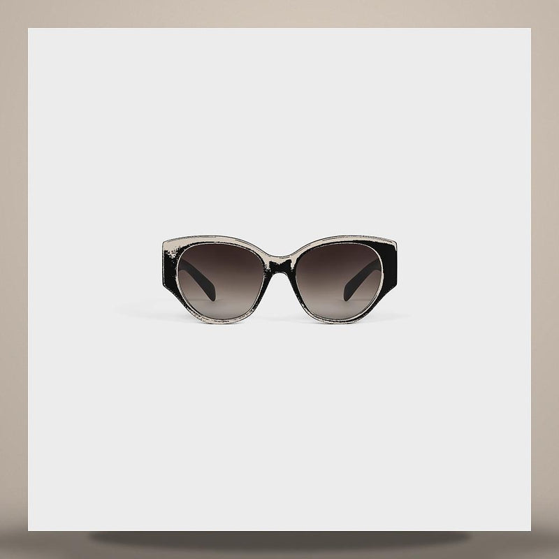 CELINE Triomphe XL 03 Acetate Black Sunglasses 4S328CPLB 38NO