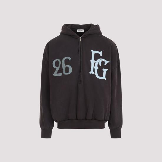 Fear of God Women’s Hooded T-Shirt FG9M12 9945BHF 204 DARK BROWN DOM