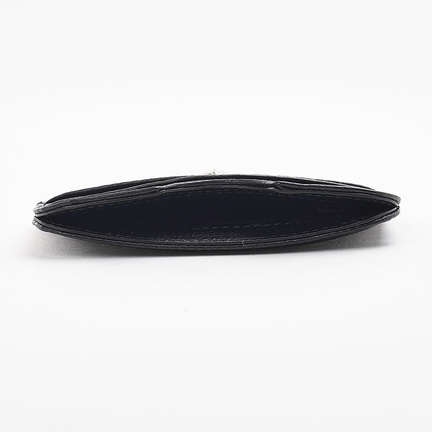 Vivienne Westwood Women’s Grain Leather Half Moon Card Holder Black