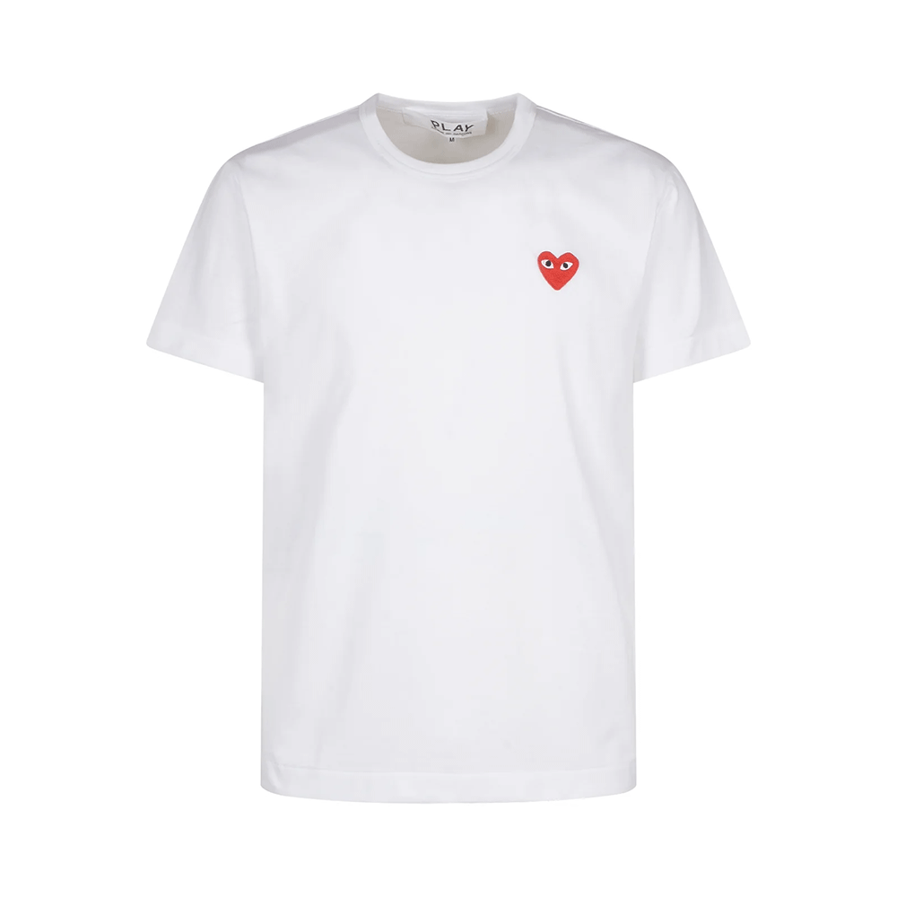 Comme des Garcons Red Heart Patch Unisex Short Sleeve T-Shirt AZ T108 051 2
