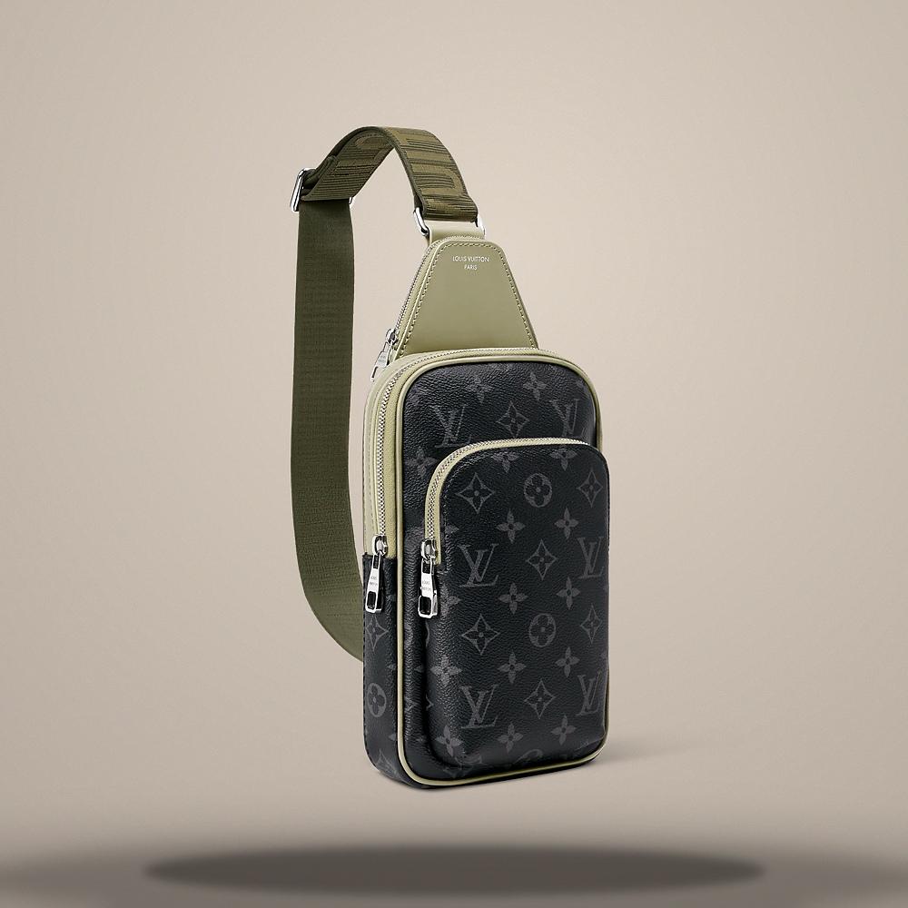 Louis Vuitton Avenue Sling Bag PM Khaki Green Crossbody Bag M28735