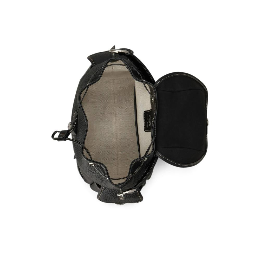 Tods T Timeless Mini Backpack Black Leather Women’s Backpack