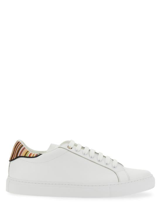 Paul Smith Leather Low-Top Sneakers for Men M1SBCK03FLEA01 WHITE DOM