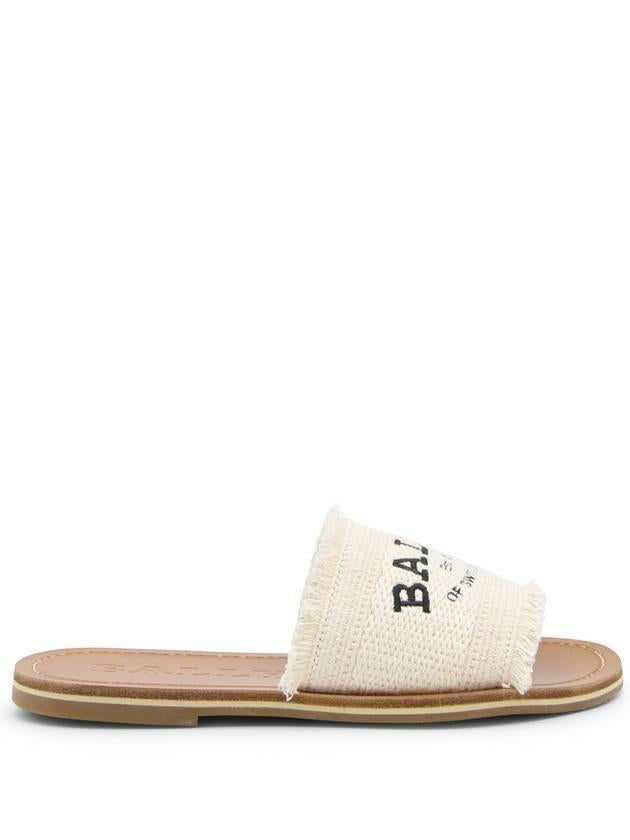 BALLY Bianka Fabric Slide Sandals for Women WF101HTE045 U101