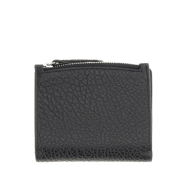Maison Margiela Black Leather Medium Bifold Wallet