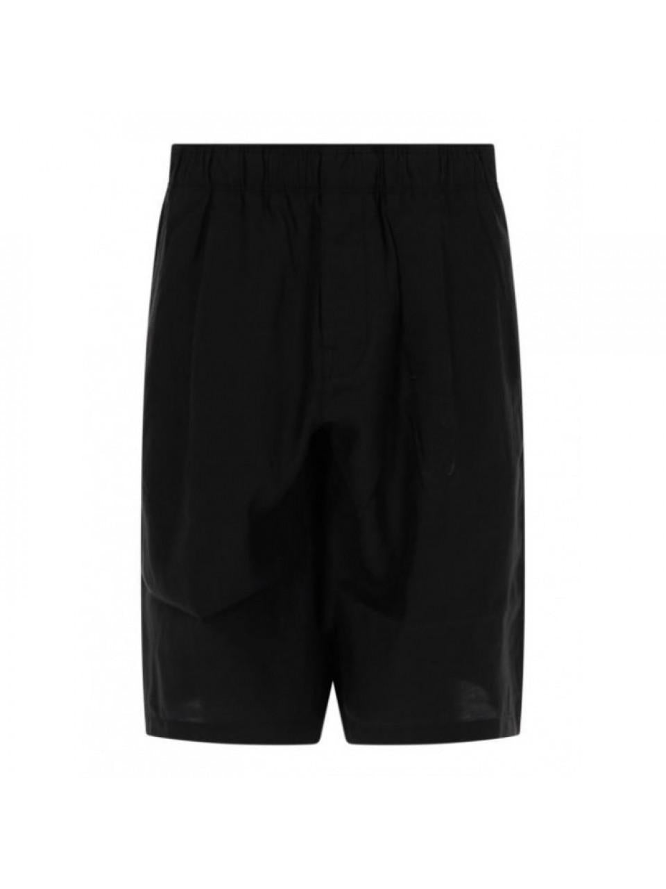 OUR LEGACY Black Still Leisure Shorts Calm Cupro Cotton M2264 LSB