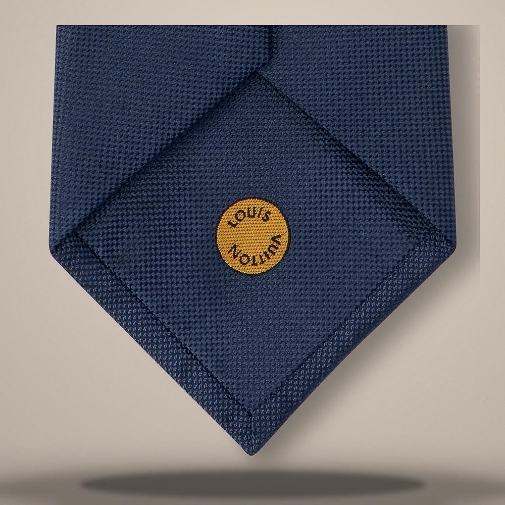 Louis Vuitton LV Bear Pattern Tie Navy M98229