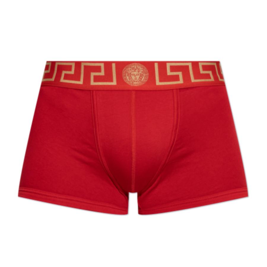 Versace Red Gold Medusa Greca Men’s Boxer Briefs Underwear