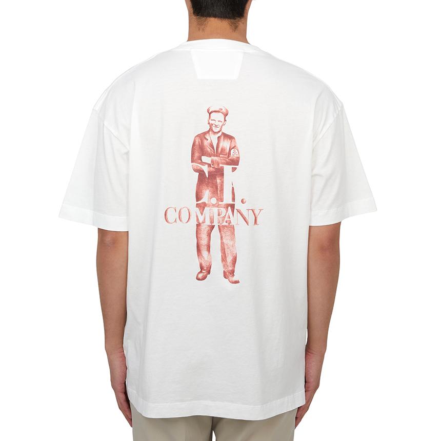 CP Company Men’s Short Sleeve T-Shirt 18CMTS141A 005100W 103