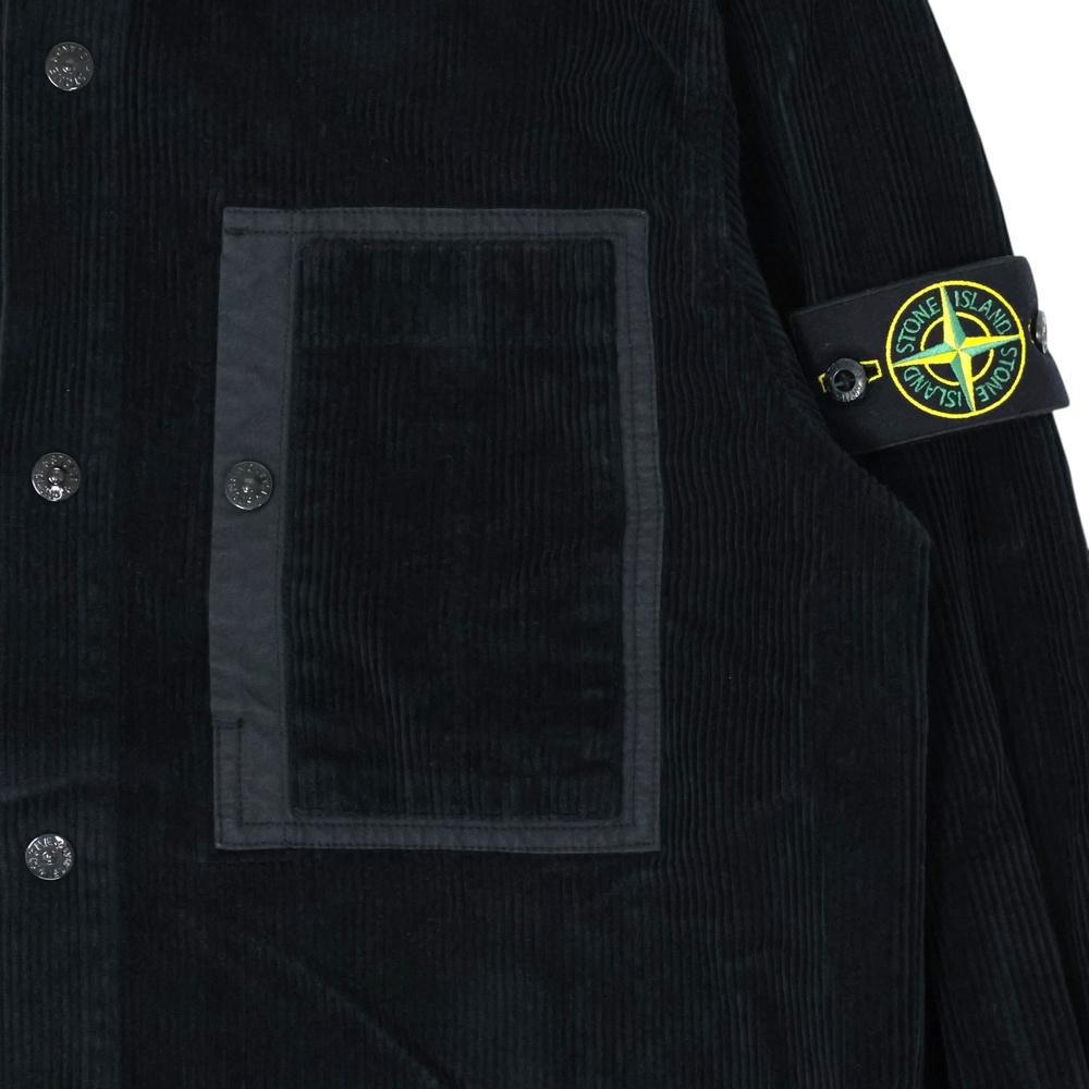 STONE ISLAND Men’s Overshirt Jacket Black