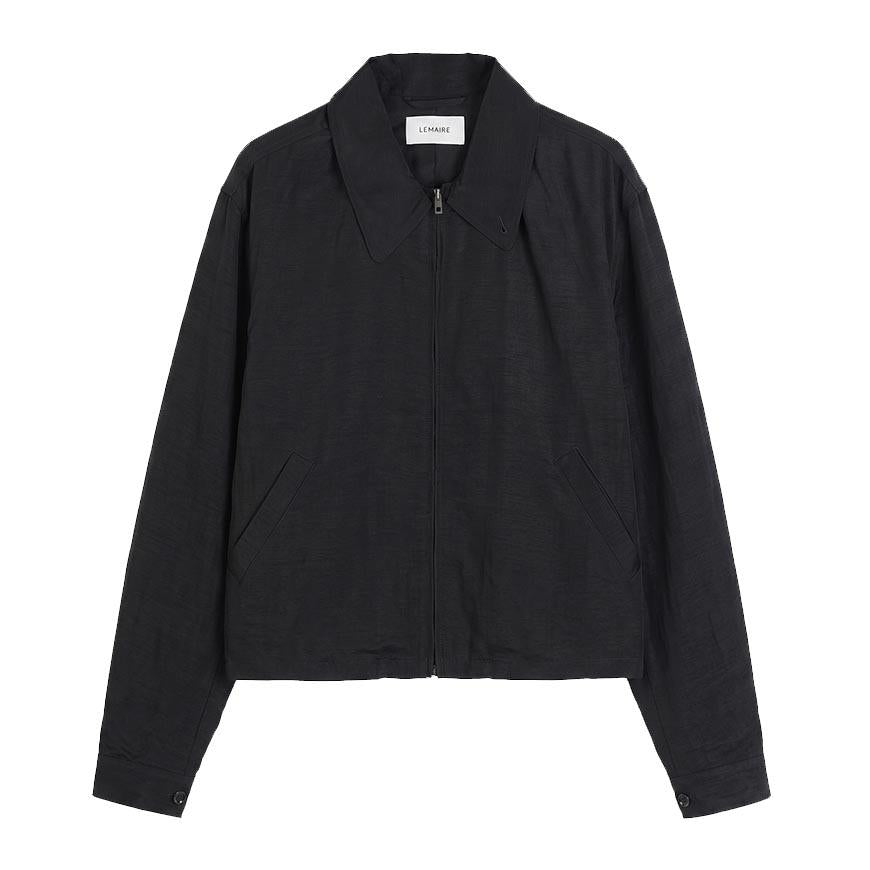 Lemaire Men’s Short Bomber Jacket Black