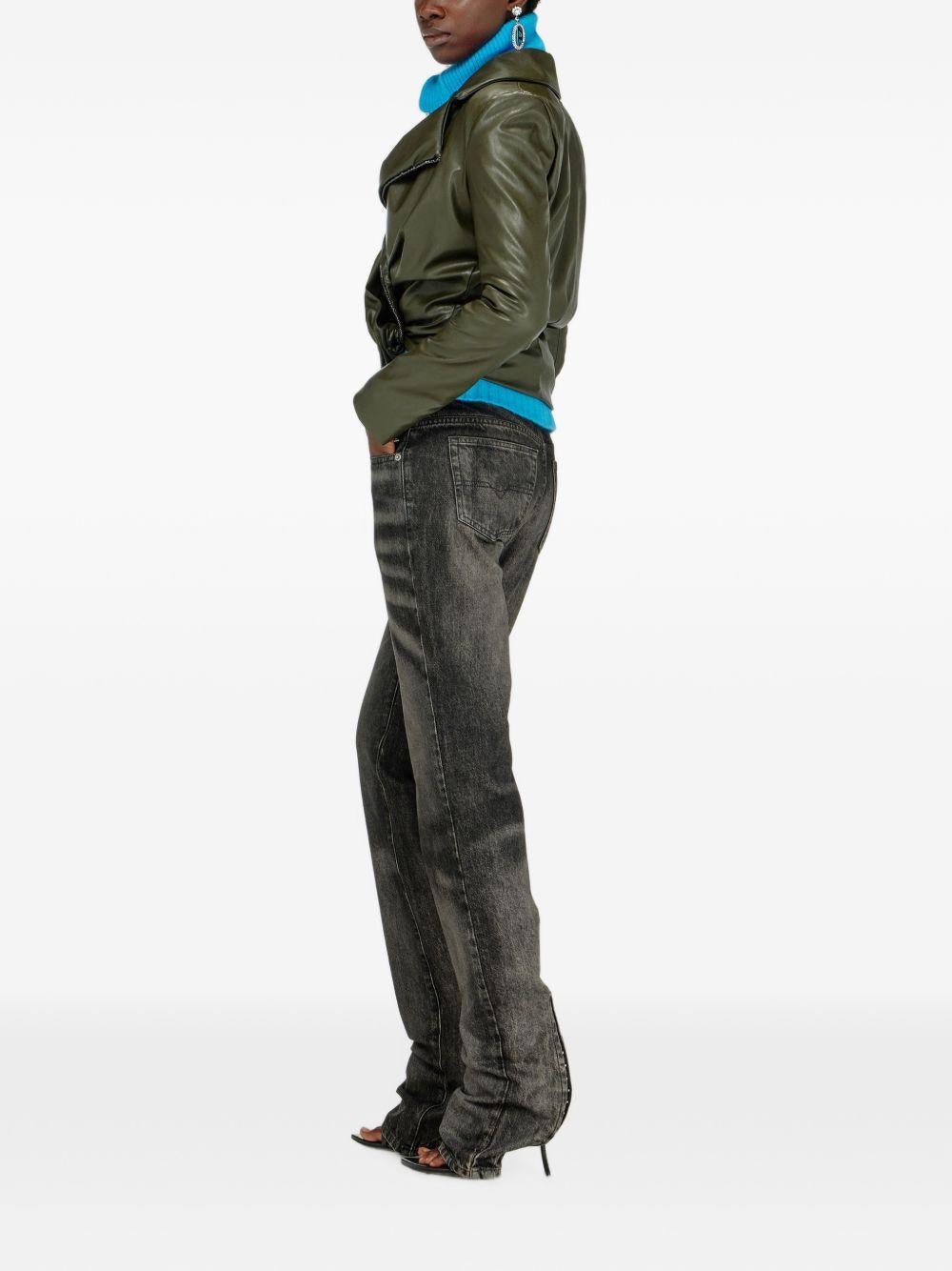 DIESEL Blue Denim Jeans Women’s Straight-Leg Pants