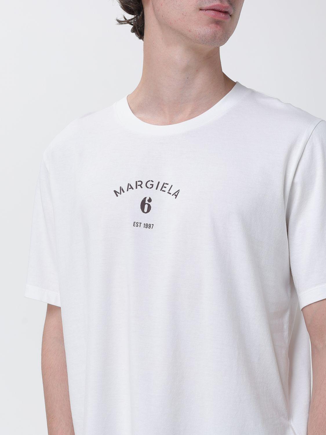 Maison Margiela Short Sleeve Cotton T-Shirt White Men’s