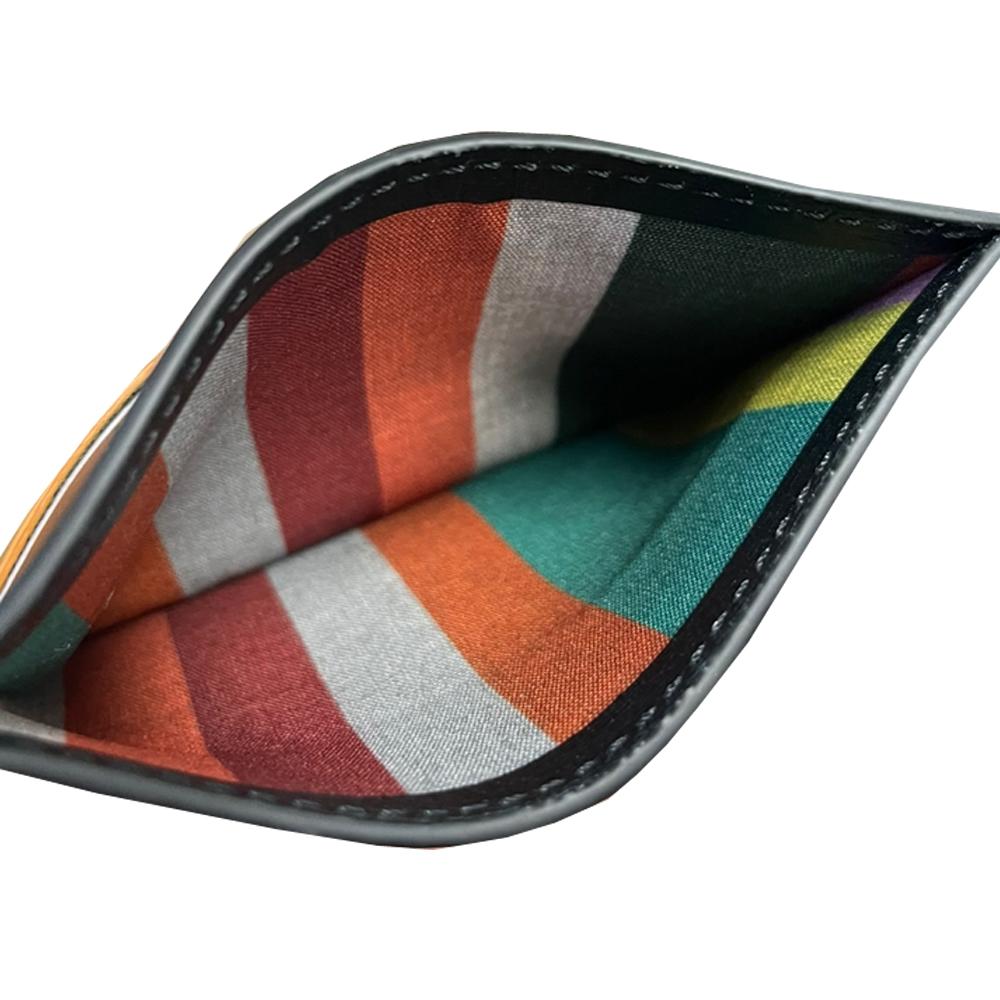 Paul Smith Two-Tone Logo Black Leather Card Holder M1A 4768 KSTRGS 79