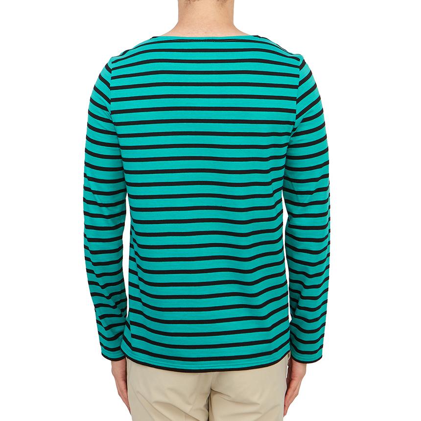 Saint James Minquiers Long Sleeve T-Shirt Absinthe Noir Unisex