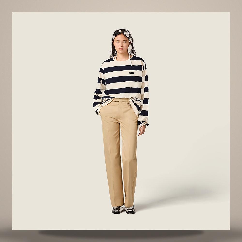 Miu Miu Stripe Jersey T-Shirt MJLA59 195L F067X